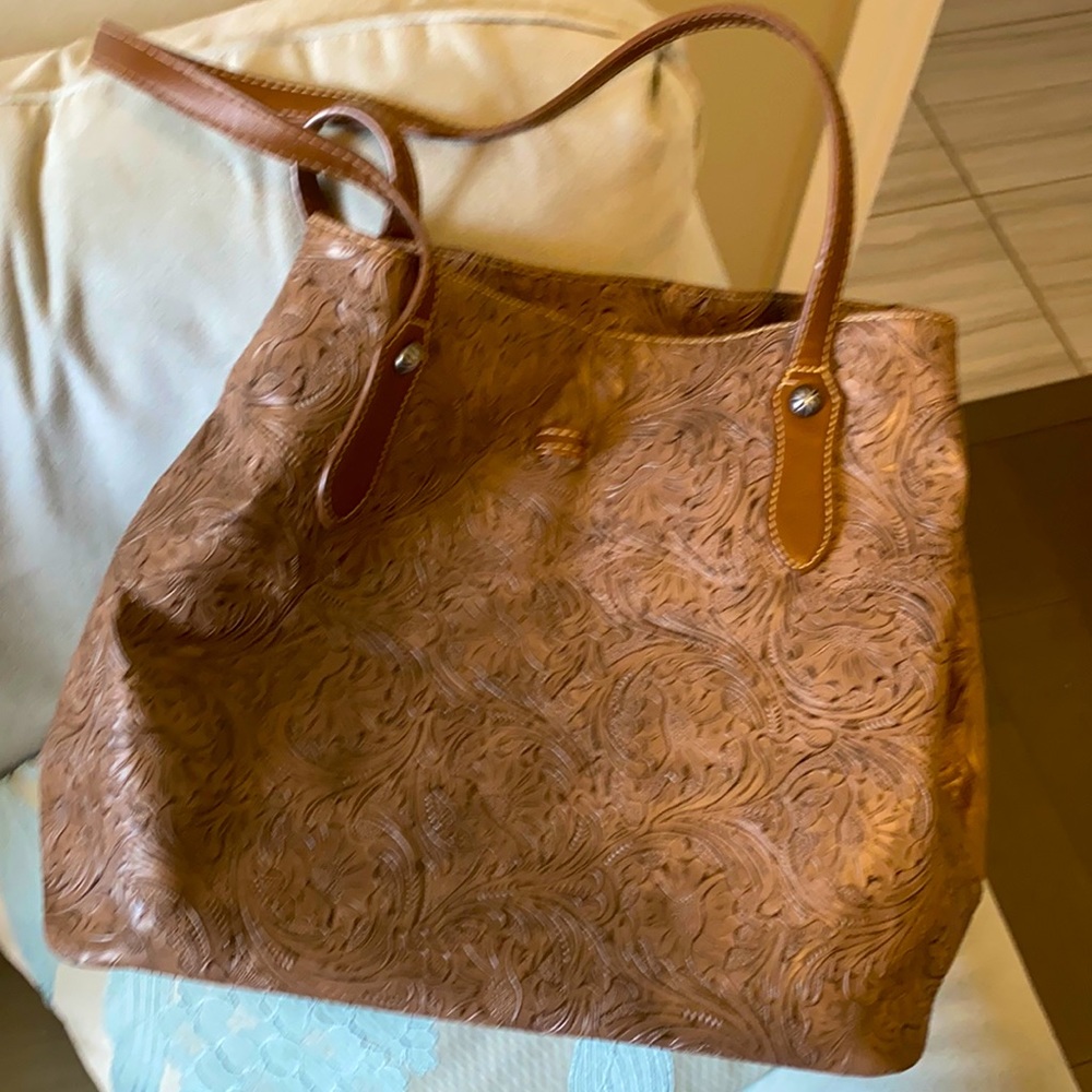 Leather Western Hobo Bag Multi Storage Purse Bag